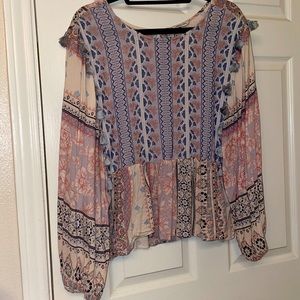American eagle XL long sleeve, pattern, worn once